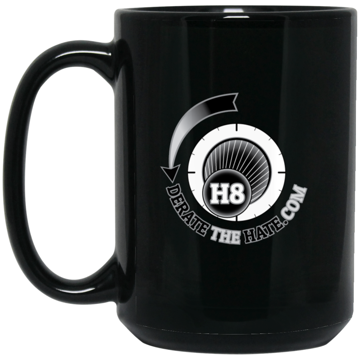 DTH 15oz Black Coffee Mug